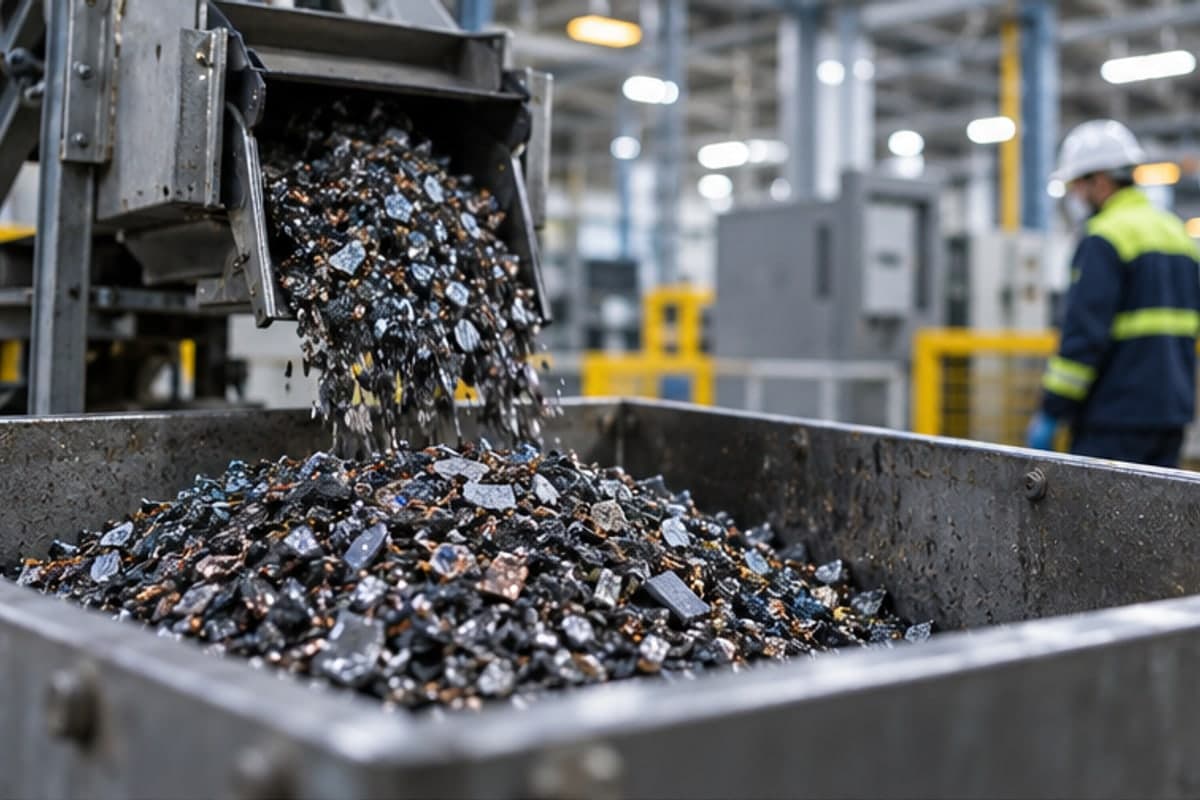 AI-generated illustrative scene for: GM Battery Recycling Pilot Reaches Seven Customer-Bound EV Models